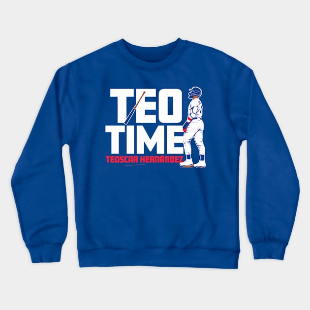 Teoscar Hernandez Teo Time Crewneck Sweatshirt by KraemerShop